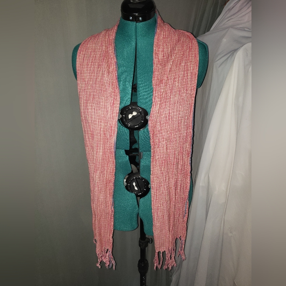 Red Checked Scarf